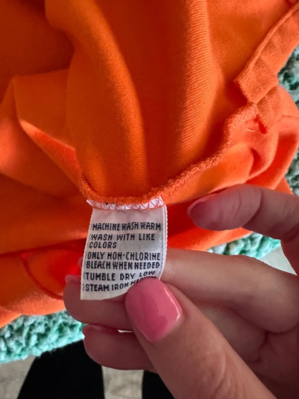 Ralph Lauren Orange Polo with Navy Pony Embroidery Size Large